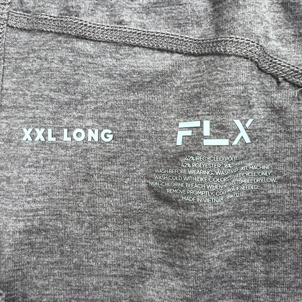 FLX Wander Jogger Womens XXL Long Mauve Sand Purple Gray Mid Rise Slim‎ Fit New